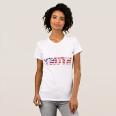 Das Wort Wahrheit mit der patriotischen amerikanis T-Shirt (Vorne ganz)