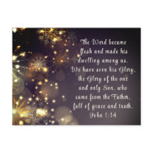 Das Wort wurde zu Fleisch Bibel Verse John 1:14 Cu