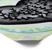 Das Wort zeigen Poster (Ecke)