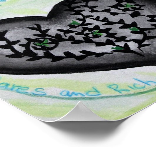 Das Wort zeigen Poster (Ecke)