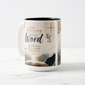Das Wort Zweifarbige Tasse (Vorderseite Links)