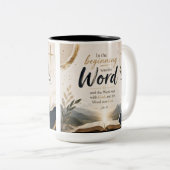 Das Wort Zweifarbige Tasse (VorderseiteRechts)