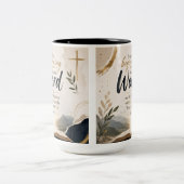 Das Wort Zweifarbige Tasse (Mittel)