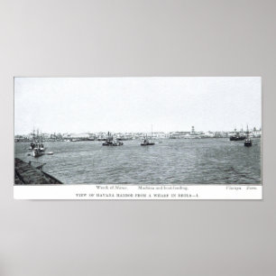 Das Wrack der USS Maine Poster