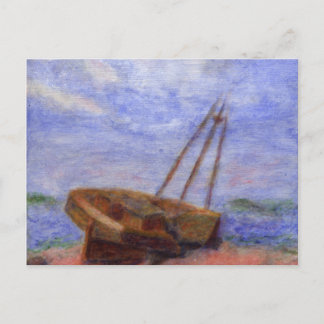 Das Wrack, die Postkarte