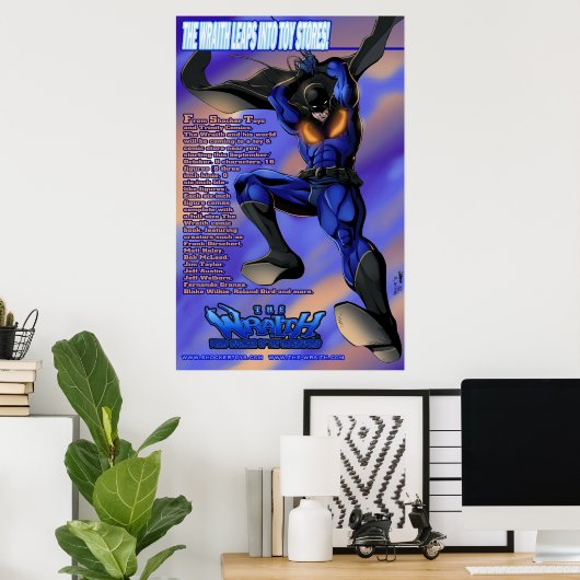 Das Wraith Toy/Comic Poster (Heimbüro)