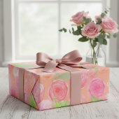 Das Wrap-Set der künstlerischen Rose Geschenkpapier Set
