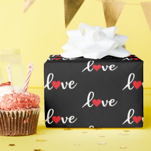 Das Wrapping Paper der Word-Liebe Geschenkpapier (Geburtstagsparty)