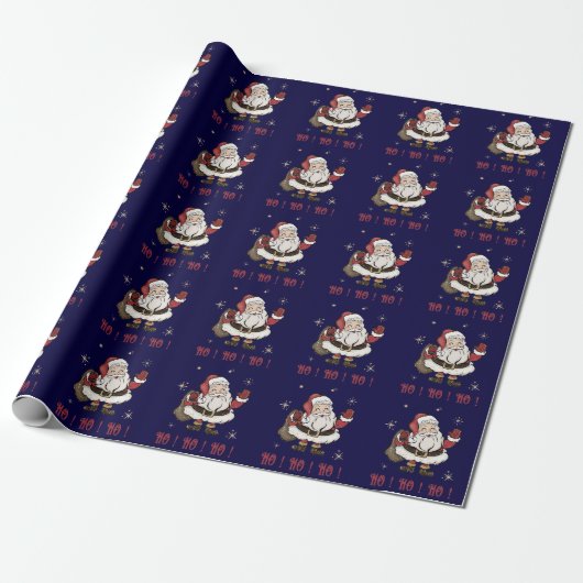 Das Wrapping Paper von Santa Claus Geschenkpapier (Ungerollt)