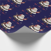 Das Wrapping Paper von Santa Claus Geschenkpapier (Ecke)