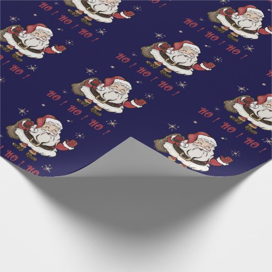 Das Wrapping Paper von Santa Claus Geschenkpapier (Ecke)