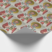 Das Wrapping Paper von St. Nicholas Geschenkpapier (Ecke)