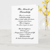 Das Wunder der Freundschaft Karte (Gelbe Blume)