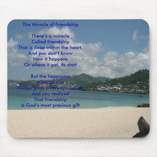 Das Wunder der Freundschaft Mousepad (Vorne)