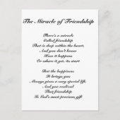 Das Wunder der Freundschaft Postkarte (Vorderseite)