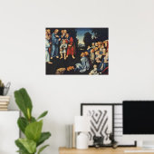 Das Wunder der Fünf liebt und zwei Fische Poster (Heimbüro)