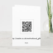 Das Wunder der Grußkarte der Freundschaft Karte (Rückseite)