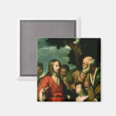 Das Wunder der Liebe und der Fische, c.1630 Magnet (Vorderseite/Rückseite)