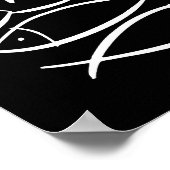 Das Wunder der Liebe und des Fisches - Ein Symbol  Poster (Ecke)