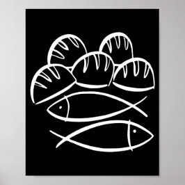 Das Wunder der Liebe und des Fisches - Ein Symbol  Poster