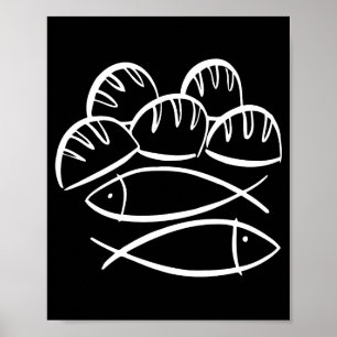 Das Wunder der Liebe und des Fisches - Ein Symbol  Poster