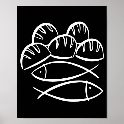 Das Wunder der Liebe und des Fisches - Ein Symbol Poster (Vorne)