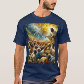 Das Wunder der Multitude - Liebe & Fische Shirt (Vorderseite)