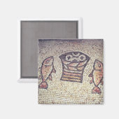 Das Wunder des Brotes und der Fische Magnet (Vorderseite/Rückseite)