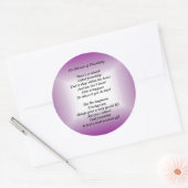 Das Wunder des Freundschaftsaufklebers Runder Aufkleber (Umschlag)