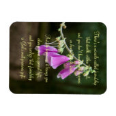 Das Wunder des Freundschaftsgedichts Plaque Magnet (Horizontal)