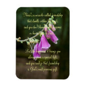 Das Wunder des Freundschaftsgedichts Plaque Magnet (Vertikal)