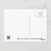 Das Wunder des Freundschaftsgedichts Postcard Postkarte (Rückseite)