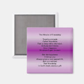 Das Wunder des Freundschaftsmagneten Magnet (Vorderseite/Rückseite)