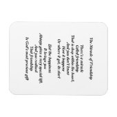 Das Wunder des Freundschaftsmagneten Magnet (Horizontal)