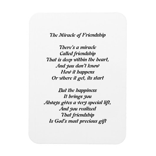 Das Wunder des Freundschaftsmagneten Magnet (Vertikal)