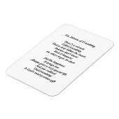 Das Wunder des Freundschaftsmagneten Magnet (Linke Seite)