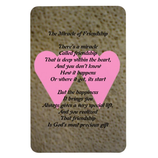 Das Wunder des Freundschaftsmagneten Magnet (Vertikal)