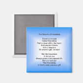 Das Wunder des Freundschaftsmagneten Magnet (Vorderseite/Rückseite)