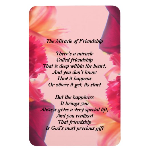 Das Wunder des Freundschaftsmagneten Magnet (Vertikal)