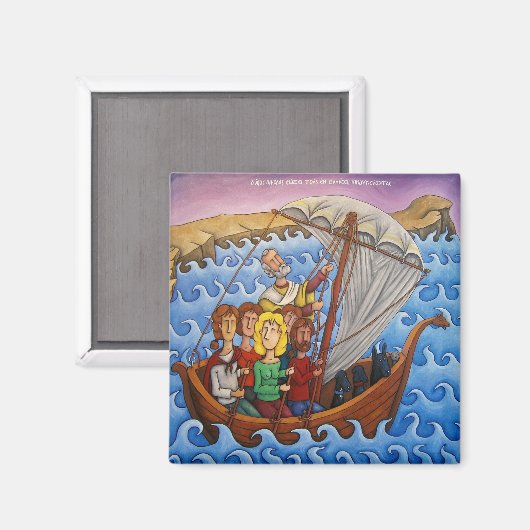 Das Wunder des hl. Nicolas Magnet (Vorderseite/Rückseite)