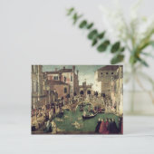 Das Wunder des Kreuzes auf der Brücke San Lorenzo Postkarte (Stehend Vorderseite)