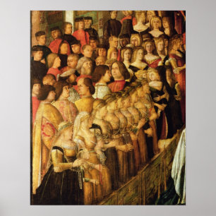 Das Wunder des Kreuzes auf San- Lorenzobrücke, De Poster