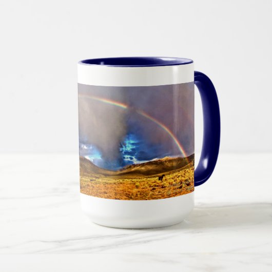 Das Wunder des Mustangs Tasse (VorderseiteRechts)