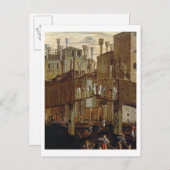 Das Wunder des Relikts des Heiligen Kreuzes, Detai Postkarte (Vorne/Hinten)