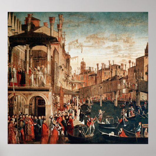 Das Wunder des Relikts des Wahren Kreuzes Poster (Vorne)