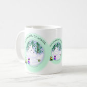 Das Wunder des Winters Kaffeetasse (Vorderseite Links)