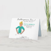 Das Wunder von alles! Feiertagskarte (Rückseite)