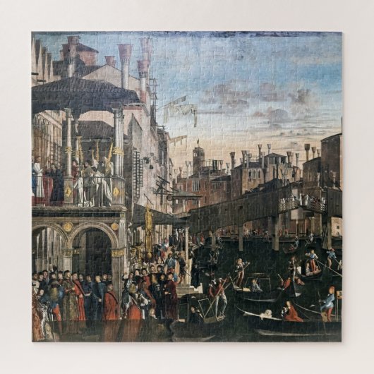 Das Wunder von Rialto: Vittore Carpaccio Puzzle (Vertikal)