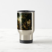 Das Wunder von Saint Hubert von Peter Paul Rubens Reisebecher (Mittel)