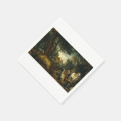 Das Wunder von Saint Hubert von Peter Paul Rubens Serviette (Ecke)
